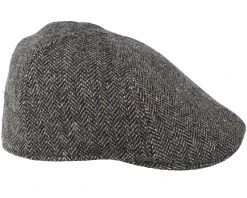 Texas Woolrich Herringbone Brown Flat Cap - Stetson -Fashion Hat Discount Store 4043898780834 3