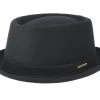 Wool Black Pork Pie - Stetson