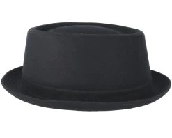 Wool Black Pork Pie - Stetson -Fashion Hat Discount Store 4043898794718 3