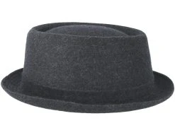 Wool Grey Pork Pie - Stetson 6 Wool Grey Pork Pie - Stetson -Fashion Hat Discount Store 4043898794893 3