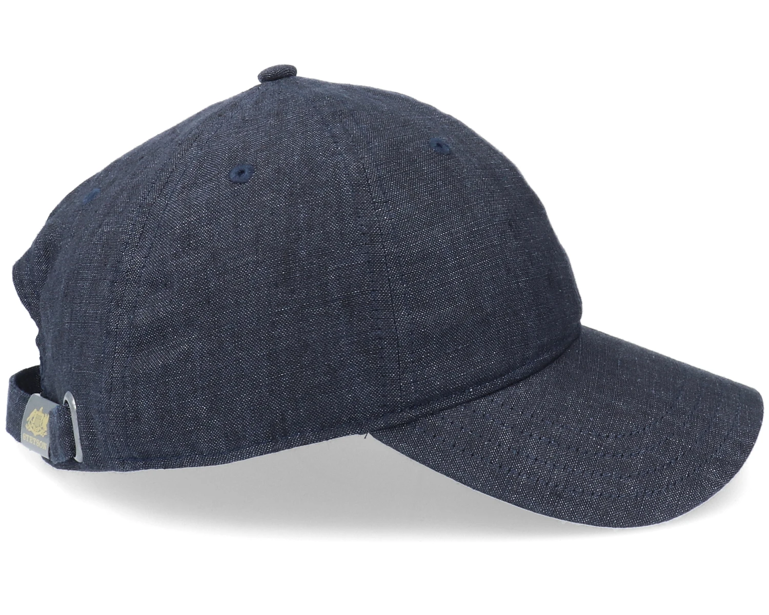 Baseball Linen Navy Dad Cap - Stetson 3 Baseball Linen Navy Dad Cap - Stetson - Image 3