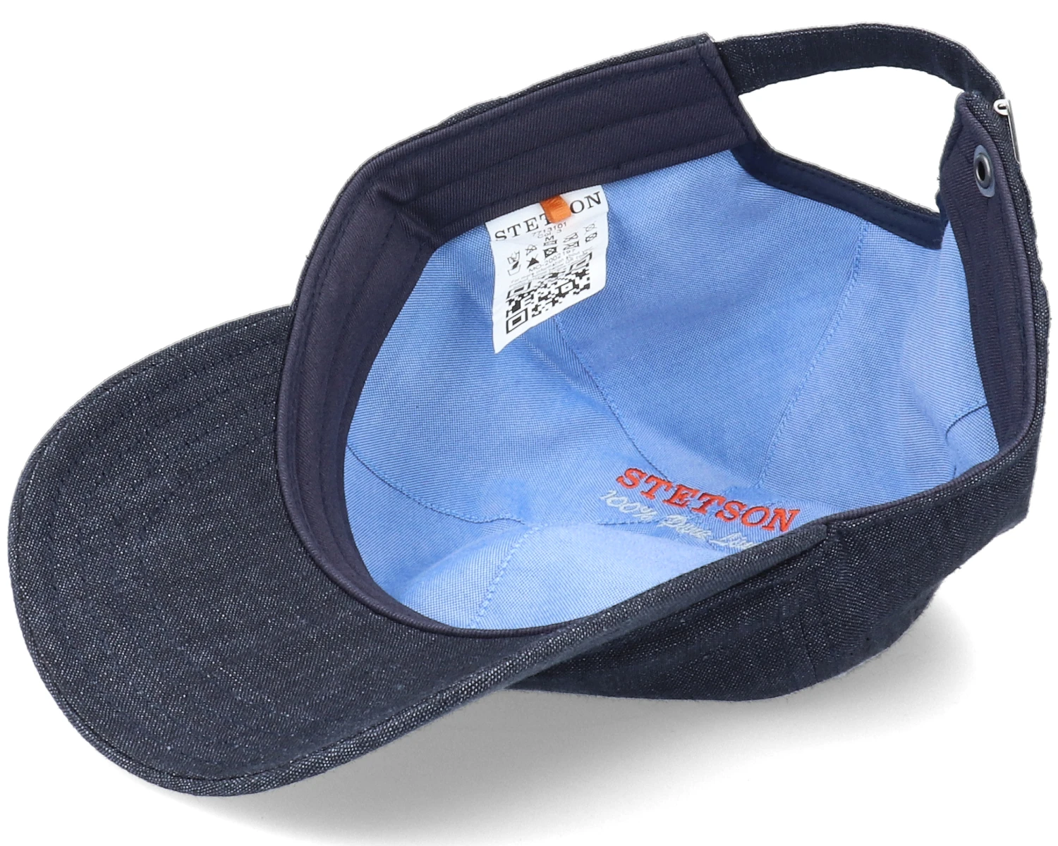 Baseball Linen Navy Dad Cap - Stetson 4 Baseball Linen Navy Dad Cap - Stetson - Image 4