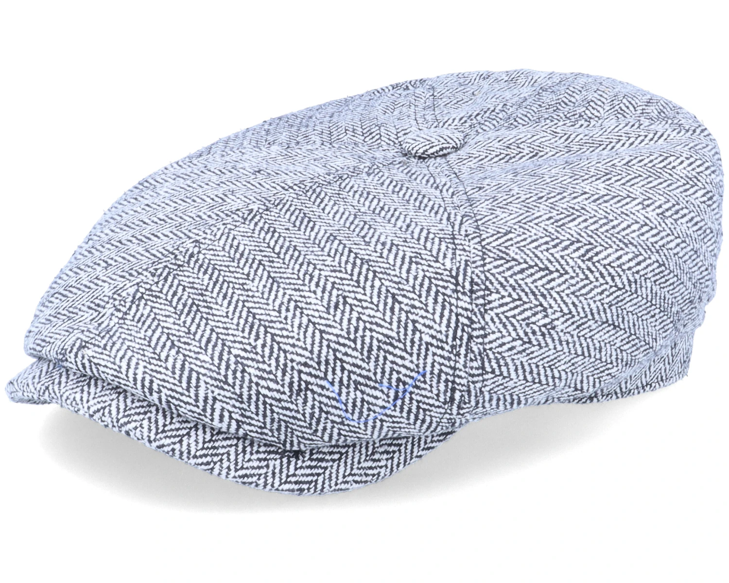 6-Panel Cap Silk Black/White Flat Cap - Stetson 1 6-Panel Cap Silk Black/White Flat Cap - Stetson