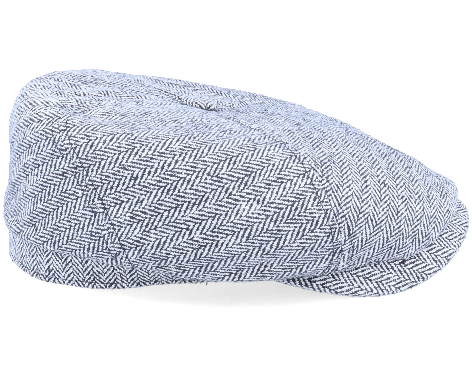 6-Panel Cap Silk Black/White Flat Cap - Stetson 3 6-Panel Cap Silk Black/White Flat Cap - Stetson - Image 3