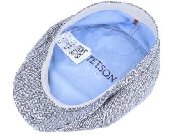 6-Panel Cap Silk Black/White Flat Cap - Stetson 8 6-Panel Cap Silk Black/White Flat Cap - Stetson -Fashion Hat Discount Store 4043898870986 4