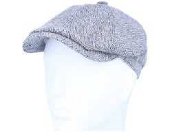 6-Panel Cap Silk Black/White Flat Cap - Stetson 9 6-Panel Cap Silk Black/White Flat Cap - Stetson -Fashion Hat Discount Store 4043898870986 5