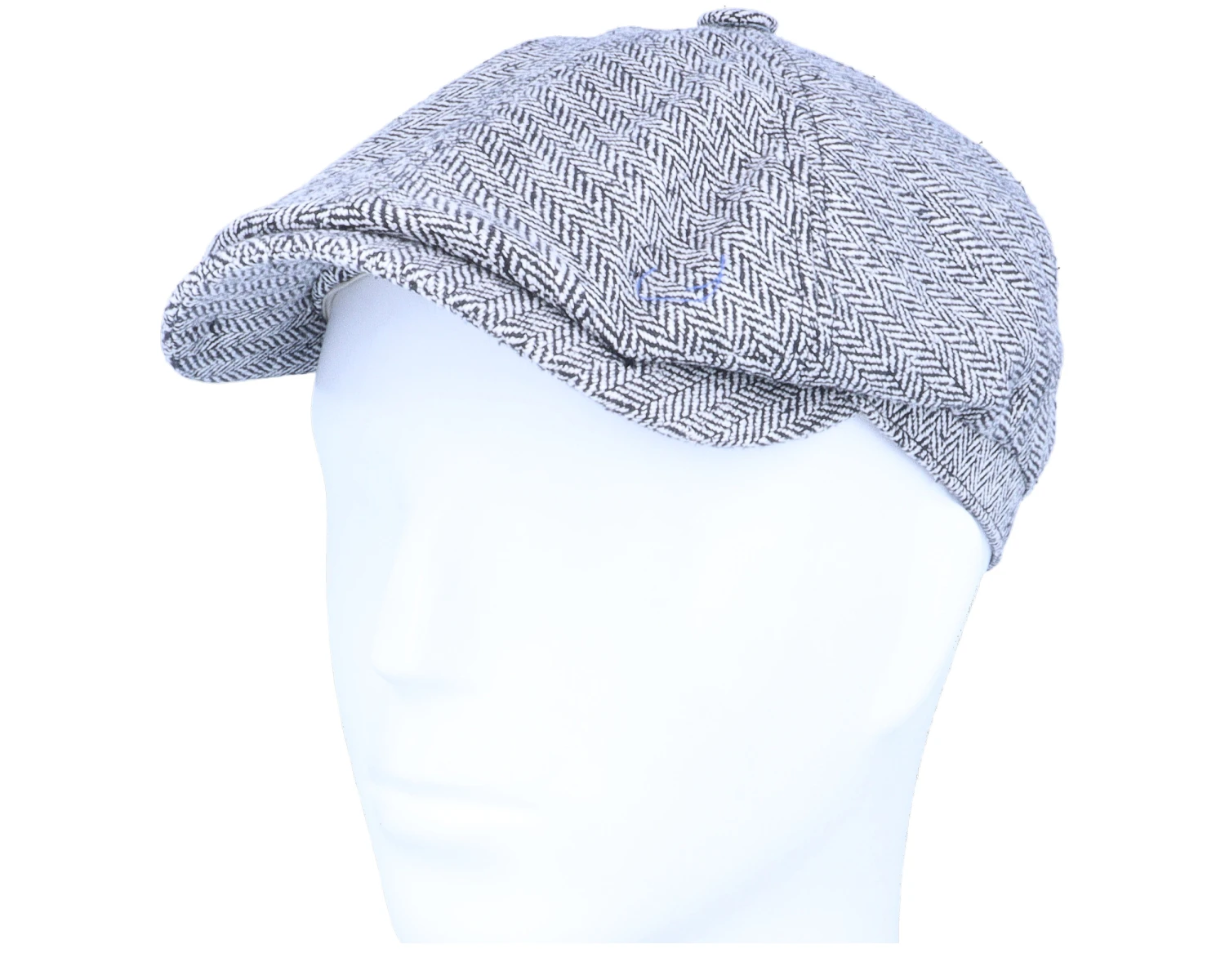 6-Panel Cap Silk Black/White Flat Cap - Stetson 5 6-Panel Cap Silk Black/White Flat Cap - Stetson - Image 5