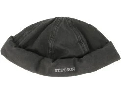 Docker Co/Pe Black Short Beanie - Stetson
