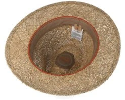 Seagrass Traveller Beige/Grey Straw - Stetson -Fashion Hat Discount Store 4043898882248 4