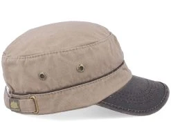 Cap Cotton Khaki/Brown Army - Stetson -Fashion Hat Discount Store 4043898883108 3