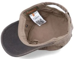 Cap Cotton Khaki/Brown Army - Stetson -Fashion Hat Discount Store 4043898883108 4