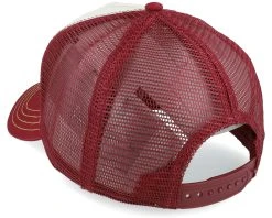 American Heritage White/Maroon Trucker - Stetson -Fashion Hat Discount Store 4043898886680 3