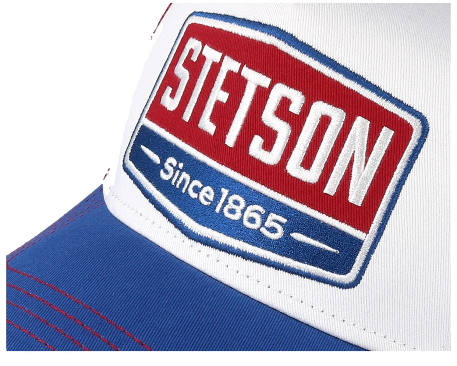 Gasoline White/Red/Royal Trucker - Stetson 5 Gasoline White/Red/Royal Trucker - Stetson - Image 5