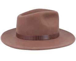 Outdoor Western Woolfelt 67 Brown Fedora - Stetson -Fashion Hat Discount Store 4043898894982 3
