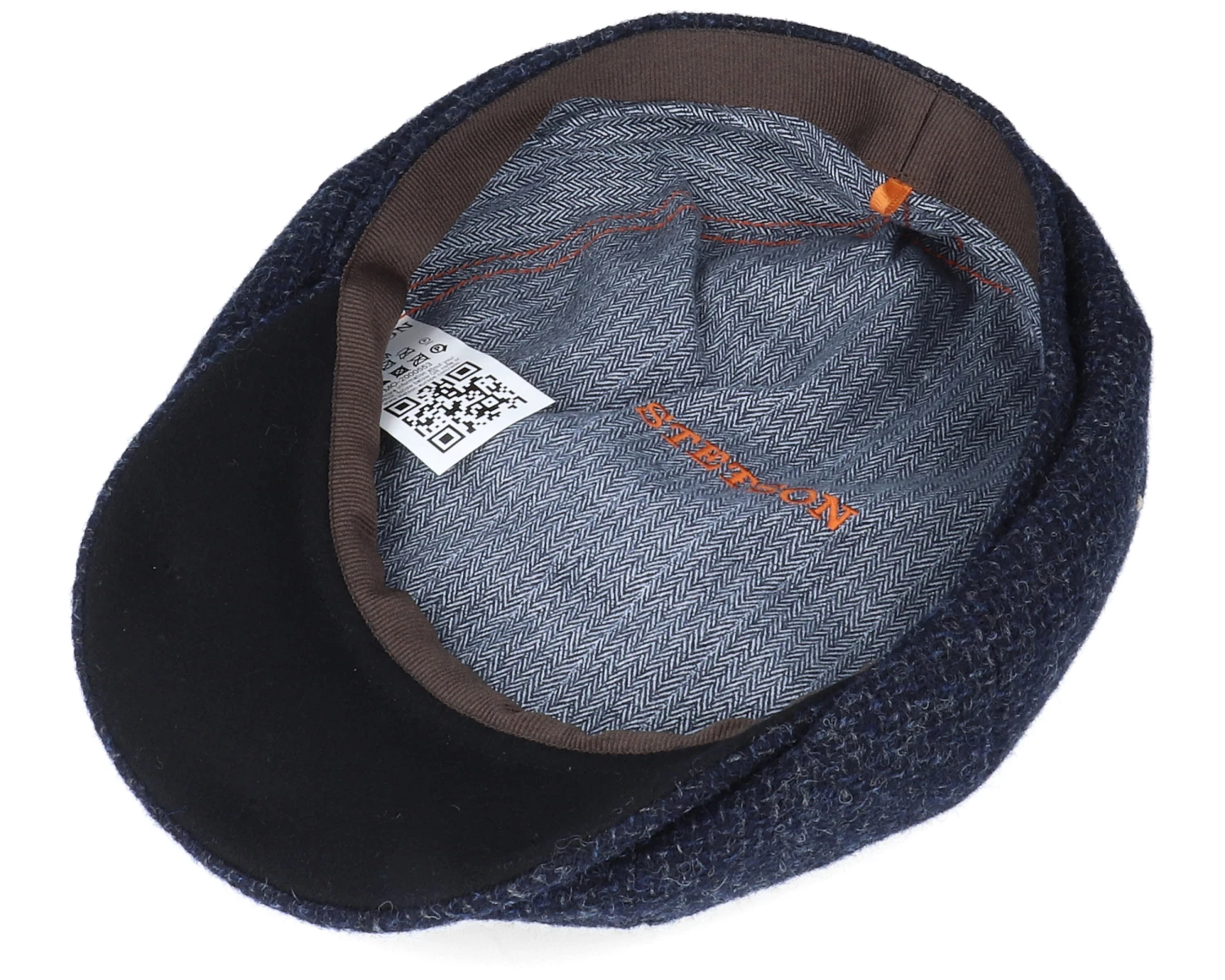 Hatteras Wool Navy Flat Cap - Stetson 4 Hatteras Wool Navy Flat Cap - Stetson - Image 4