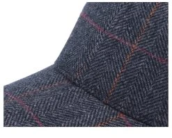 Baseball Cap Wool Ef Fischgrat Charcoal/Black Earflap - Stetson -Fashion Hat Discount Store 4043898900751 5