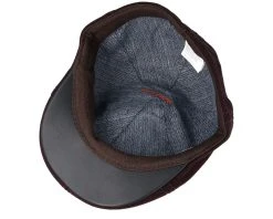 Texas Cotton Knit Dark Brown Flat Cap - Stetson 8 Texas Cotton Knit Dark Brown Flat Cap - Stetson -Fashion Hat Discount Store 4043898901994 4