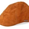 Texas Goat Suede Light Brown Flat Cap - Stetson