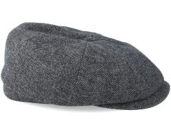 Hatteras Wool Dark Grey Flat Cap - Stetson 6 Hatteras Wool Dark Grey Flat Cap - Stetson -Fashion Hat Discount Store 4043898903615 3