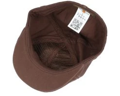 Texas Cotton Brown Flat Cap - Stetson -Fashion Hat Discount Store 4043898929837 4