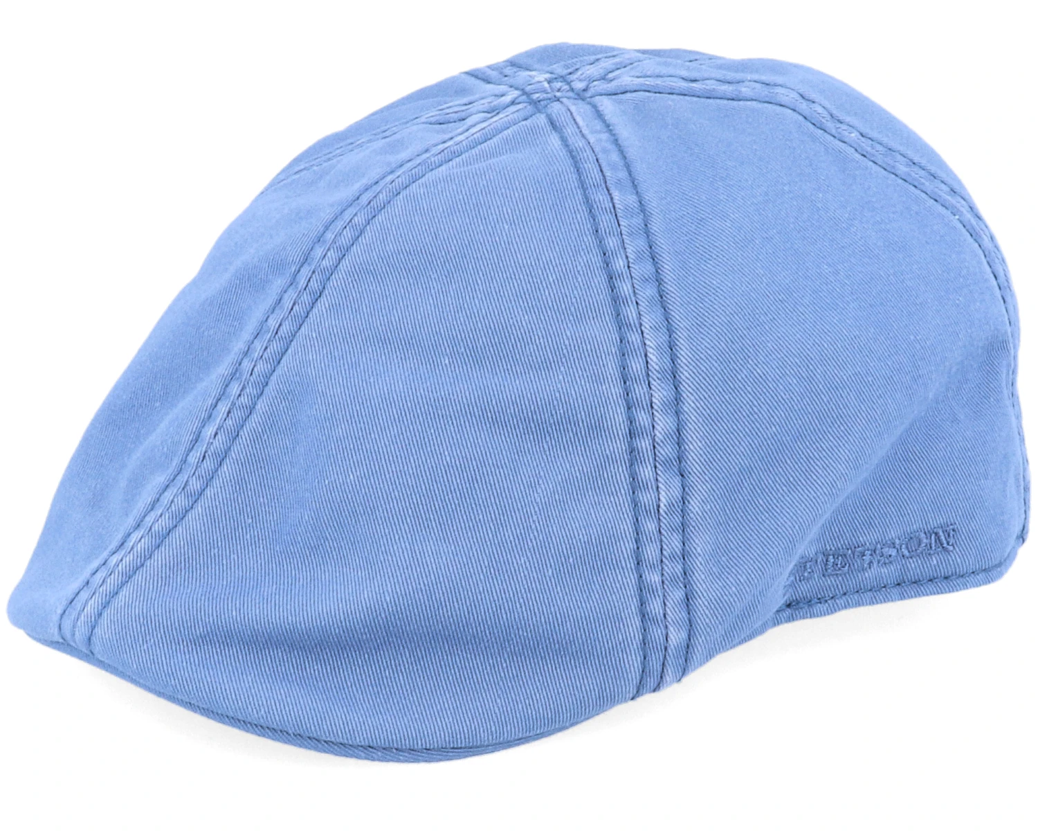 Texas Cotton Blue Flat Cap - Stetson 1 Texas Cotton Blue Flat Cap - Stetson