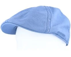 Texas Cotton Blue Flat Cap - Stetson 9 Texas Cotton Blue Flat Cap - Stetson -Fashion Hat Discount Store 4043898929868 5