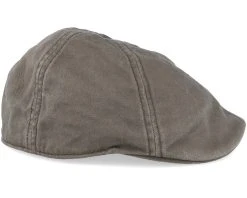 Texas Cotton Olive Flat Cap - Stetson -Fashion Hat Discount Store 4043898929929 3