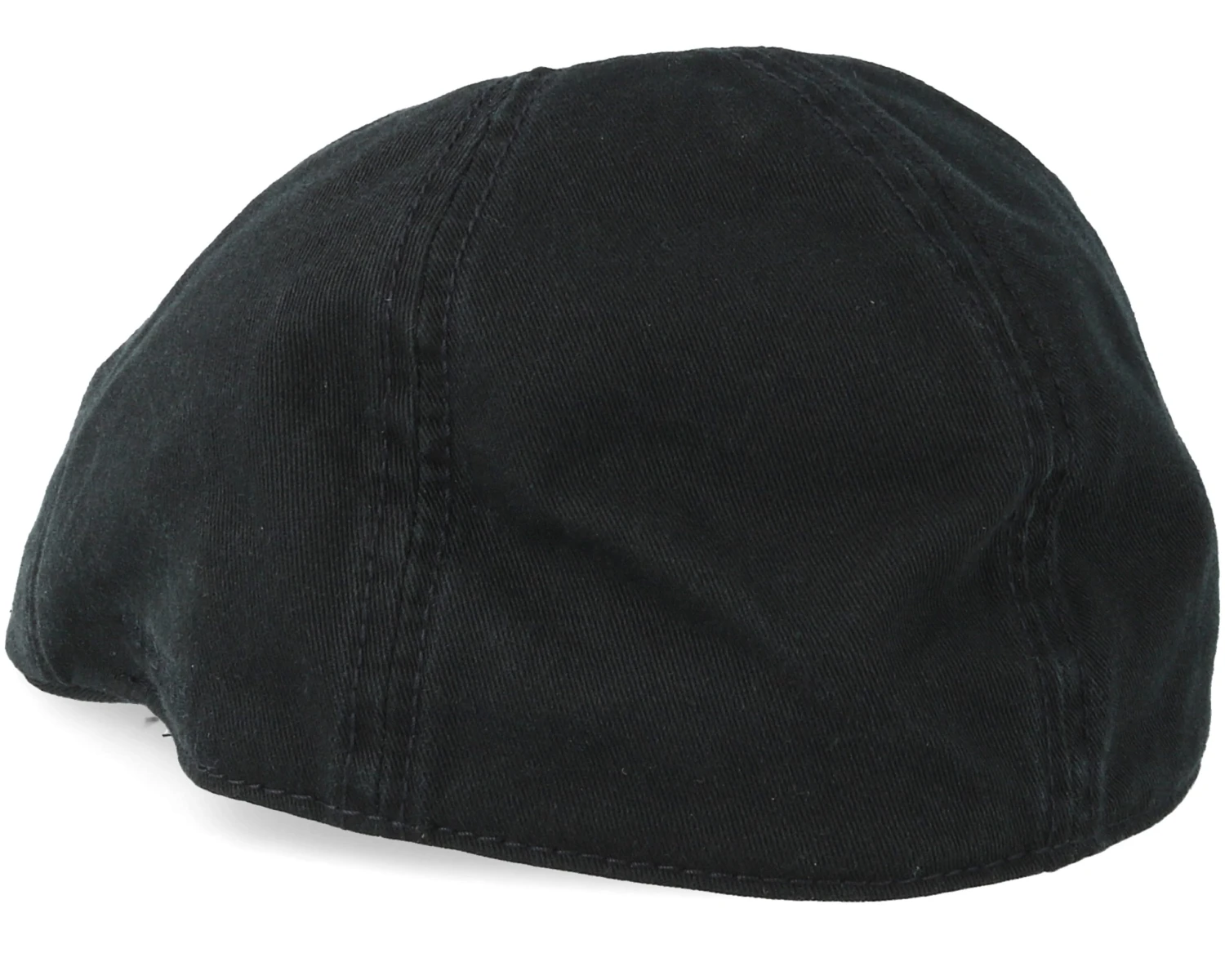 Texas Cotton Black Flat Cap - Stetson 2 Texas Cotton Black Flat Cap - Stetson - Image 2