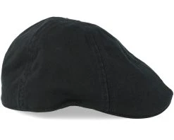 Texas Cotton Black Flat Cap - Stetson 8 Texas Cotton Black Flat Cap - Stetson -Fashion Hat Discount Store 4043898929950 3