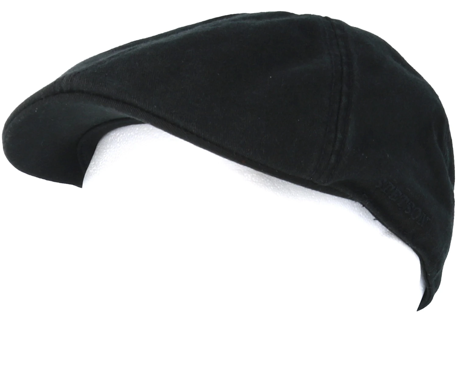Texas Cotton Black Flat Cap - Stetson 5 Texas Cotton Black Flat Cap - Stetson - Image 5
