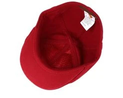 Texas Cotton Red Flat Cap - Stetson -Fashion Hat Discount Store 4043898929967 4