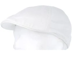 Texas Cotton White Flat Cap - Stetson -Fashion Hat Discount Store 4043898930017 5