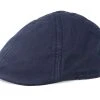 Texas Cotton 2 Navy Flat Cap - Stetson