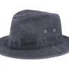 Tller Delave Organic Cotton Black Fedora - Stetson