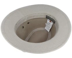 Delave Organic Cotton Light Beige Fedora - Stetson -Fashion Hat Discount Store 4043898941280 4