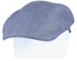 Ivy Linen Blue Flat Cap - Stetson -Fashion Hat Discount Store 4043898944502 5