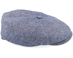 Hatteras Silk Navy Flat Cap - Stetson -Fashion Hat Discount Store 4043898945684 3