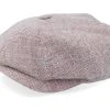 Hatteras Virgin Wool/Linen Purple Flat Cap - Stetson