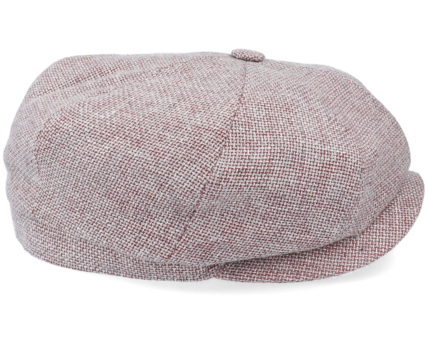 Hatteras Virgin Wool/Linen Purple Flat Cap - Stetson 3 Hatteras Virgin Wool/Linen Purple Flat Cap - Stetson - Image 3