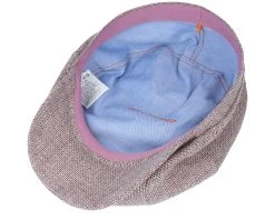 Hatteras Virgin Wool/Linen Purple Flat Cap - Stetson 8 Hatteras Virgin Wool/Linen Purple Flat Cap - Stetson -Fashion Hat Discount Store 4043898946223 4