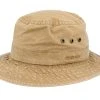 Delave Organic Cotton Khaki Bucket - Stetson