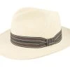 Fedora Panama Beige Straw Hat - Stetson