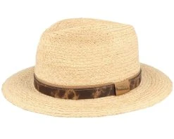 Traveller Raffia Beige/Brown Straw Hat - Stetson