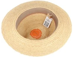 Traveller Raffia Beige/Brown Straw Hat - Stetson -Fashion Hat Discount Store 4043898980500 4
