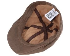 Texas Co/Pes Brown Flat Cap - Stetson -Fashion Hat Discount Store 4043898982924 4