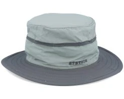 Nylon Light Green/Grey Bucket - Stetson