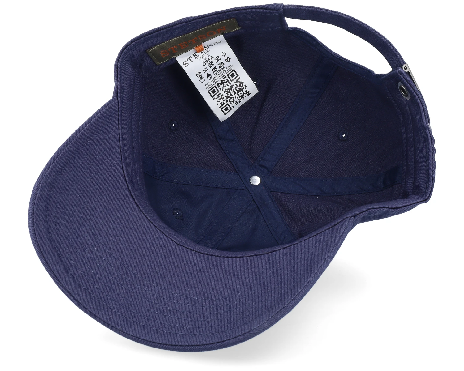 Baseball Cotton 2 Metal Badge Navy Adjustable - Stetson 5 Baseball Cotton 2 Metal Badge Navy Adjustable - Stetson - Image 5