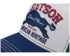 Great Plains Beige/Green/Navy Trucker - Stetson 9 Great Plains Beige/Green/Navy Trucker - Stetson -Fashion Hat Discount Store 4043898988315 5