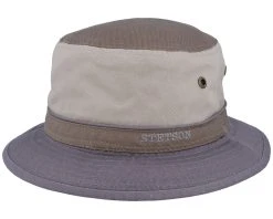 Cotton Brown/Khaki/Grey Bucket - Stetson