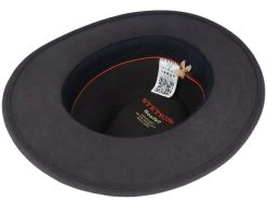 Tller Woolfelt Dark Grey Fedora - Stetson -Fashion Hat Discount Store 4063633003219 4